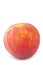 Isolated peach with clipping