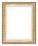 Isolated Photo Frame, Golden Antique Photo Frame, Vintage Frame