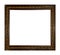 Isolated Photo Frame, Wooden Antique Photo Frame