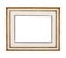 Isolated Photo Frame, Wooden Antique Photo Frame