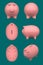 ISOLATED PIGGY BANK