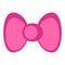 Isolated pink bowtie icon