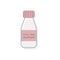 Isolated pink medicine bottle illlustration