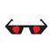 Isolated pixelated sunglasses icon