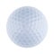 Isolated plain white golf ball