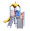 Isolated play equipment