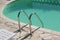 Isolated pool ladder - Swimming pool details