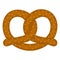 Isolated pretzel image