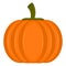 Isolated pumpkin image