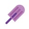 Isolated purple popsicle candy sheer flat icon Vector