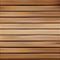 Isolated realistic seamless wooden texture vector illustration, horizontal boards background.