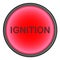 Isolated Red Ignition Button