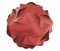 Isolated red origami ball