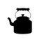 Isolated retro teapot. Hand drawn vector illustration pottery or vintage household utensils