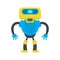 Isolated robot toy - Vector