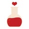 Isolated romantic heart chemical