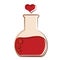 Isolated romantic heart chemical