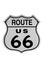 Isolated Route 66 Sign 2