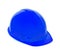 Isolated safety blue helmet for workers