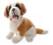 Isolated Saint Bernard Medic Stuffed Animal