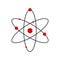 Isolated science atom icon