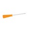 Isolated screwdriver image with orange handle