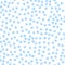 Isolated seamless bubbles pattern. White background with blue little ball ornament. Aqua stylized artwork