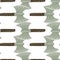 Isolated seamless scandinavian pattern with simple viking ax elements. Ancient armor print in grey and brown colors