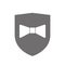 Isolated shield with a neck tie icon