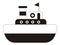 Isolated ship toy icon