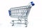 Isolated shopping trolley