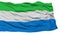 Isolated Sierra Leone Flag