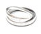 Isolated silver wedding rings
