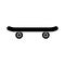 Isolated skateboards icon