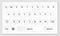 Isolated Smartphone keyboard ui