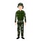Isolated soldier avatar
