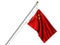 Isolated Soviet Flag
