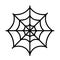 Isolated spider web icon