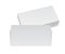 Isolated stack of blank business card on white