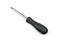 Isolated stainless steel metal screwdriver , repair equipment o