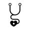 Isolated stethoscope icon