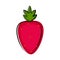 Isolated strawberry sketch icon