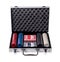 Isolated suitcase with poker