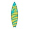 Isolated surfboard icon