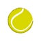 Isolated tennis ball icon