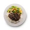 Isolated teriyaki beef