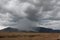 Isolated Thunder Storm in Mountain Pass