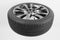 Isolated tires and wheels for the car  on a white background