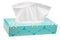 Isolated tissue box with bright blue springtime colors