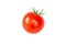 Isolated tomato red ripe whole vegetable